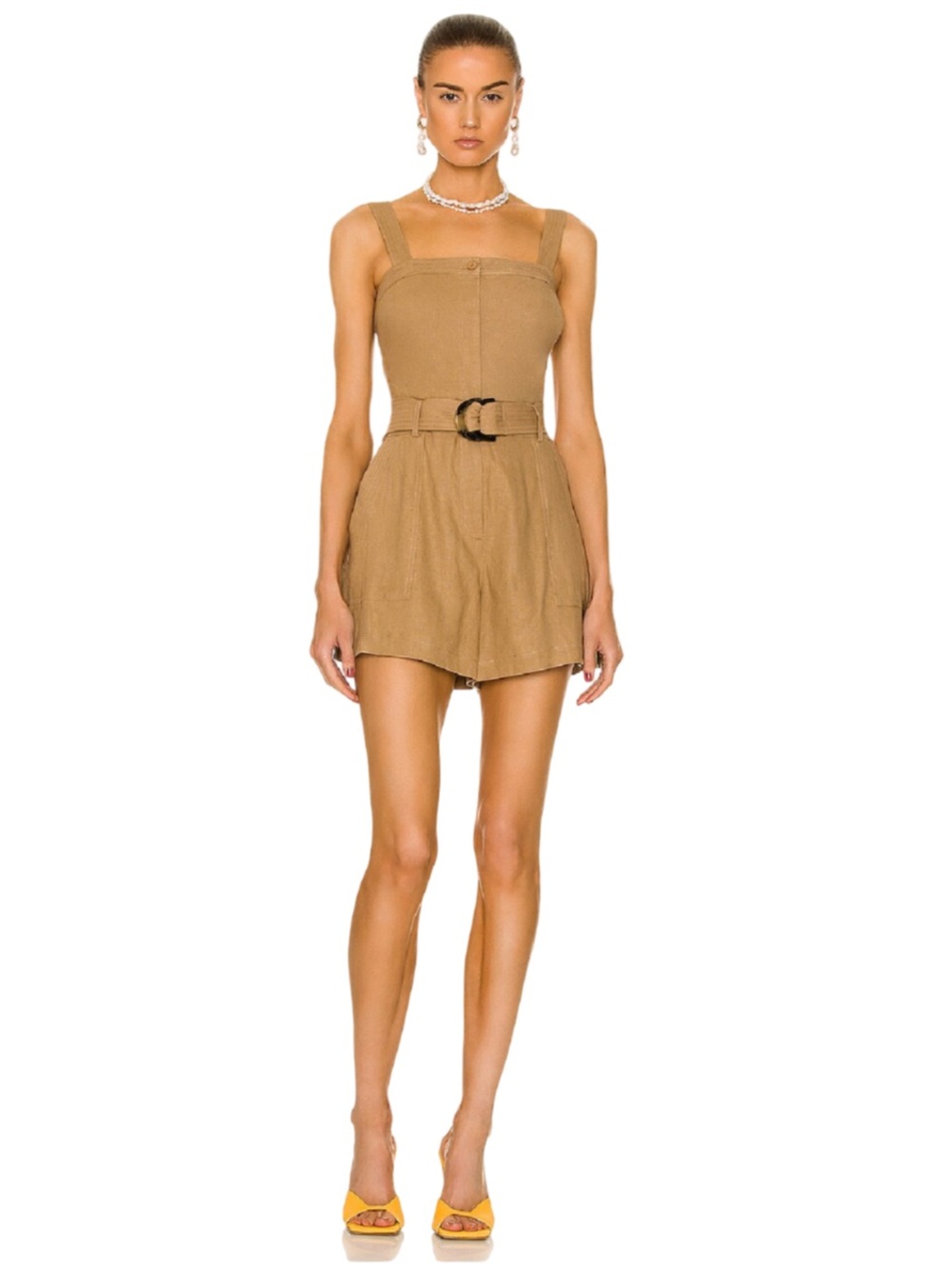 Jonathan Simkhai Standard Marin Romper - Picture 8 of 8